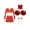 A Red, variant on TiaoBug Kids Girls Cheer Leader Costume Cheerleading Uniform Schoolgirl Cheer Dancewear Carnival Party Outfit A White 6