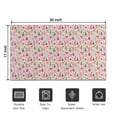 thumbnail image 5 of Pink Christmas Santa and Tree Pattern Door Rugs,Washable Non Slip Door Mats Indoor,Decorative Door Mats,Entry Mat Indoor for Entrance,Bedroom,Kitchen,Bathroom,17"x30", 5 of 6