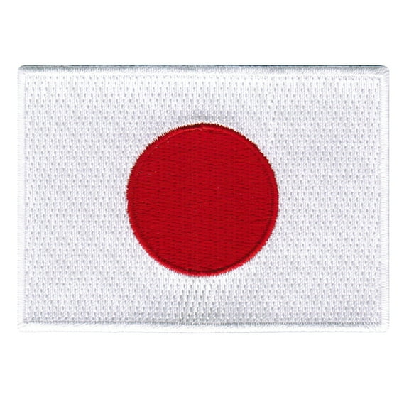 Japan Flag Embroidered Iron-on Patch