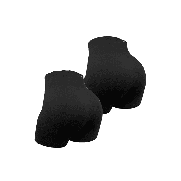 2pzs Shorts Deportivos Mujer Para Yoga Gym Dama Fitness Sexy Negro