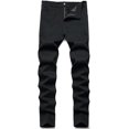 thumbnail image 2 of LZLER Mens Casual Chino Pants Stretch Slim Fit Flat Front Dress Pants, 2 of 6