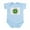 Sky Blue, variant on CafePress - Watch Baseball With Daddy Infant Bodysuit - Baby Light Bodysuit, Size Newborn - 24 Months