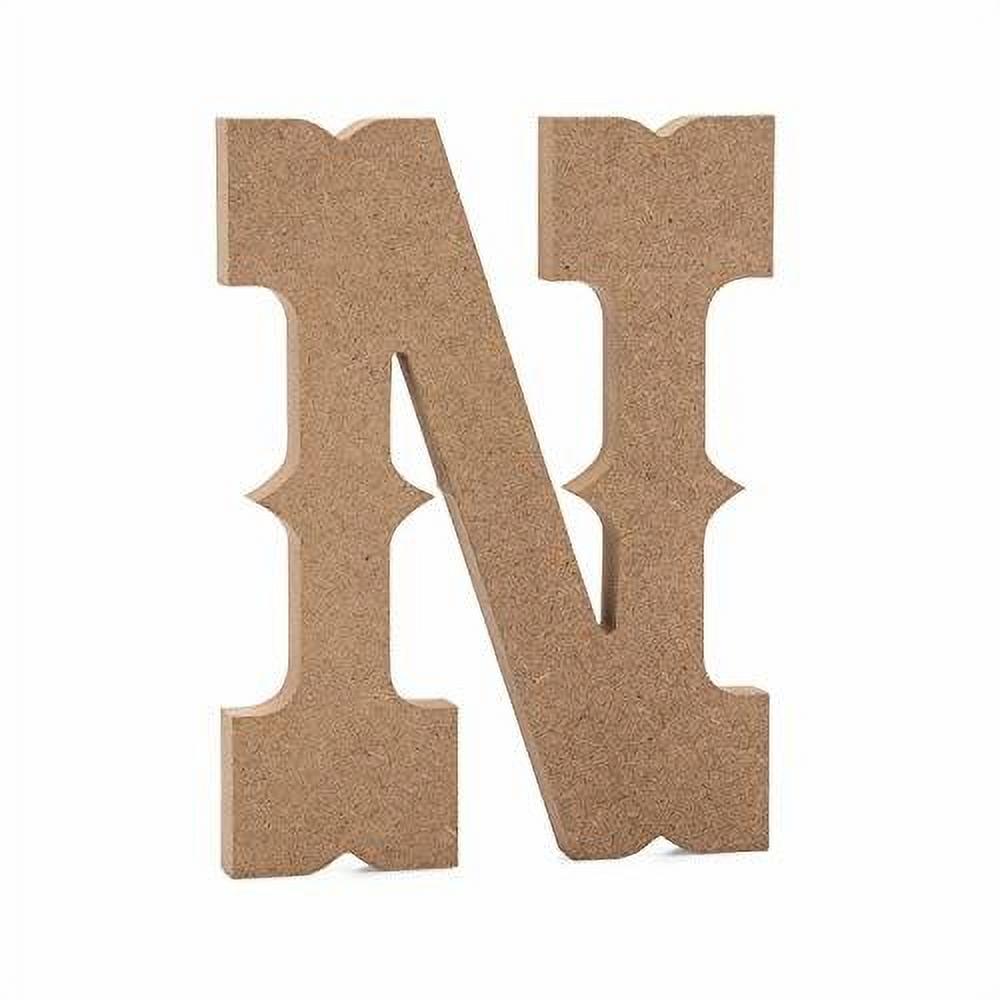 6" Western Wooden Letters Premium MDF Wood Wall Letters