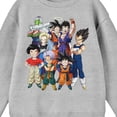 thumbnail image 5 of Dragon Ball Z Character Group Youth Boy's Athletic Heather Sweatshirt-XS, 5 of 5