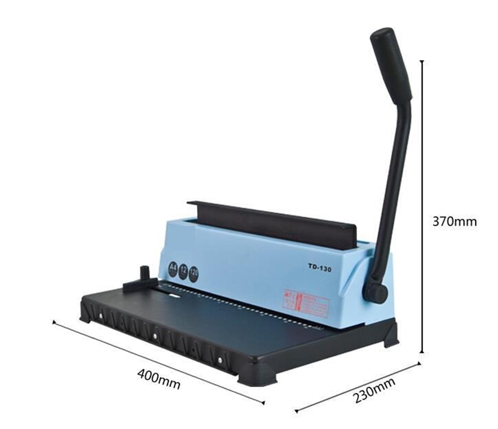 34 Square Hole Wire Binding Machine, TD-130 Small Machine Big Capacity Books Binding Machine ,Hand & Power Tool