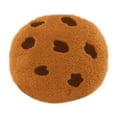 thumbnail image 2 of Round Cookie Pillow, Plush Chocolate Chip Throw Pillow for Couch, Soft Food Themed Cushion for Living Room, Bedroom, and Dorm Decor, Floor & Car, 2 of 3