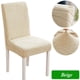 thumbnail image 3 of Funda de silla impermeable para comedor, fundas de asiento de silla de comedor con respaldo alto, elásticas, jacquard para cocina, hotel, 2/4/6 piezas, 3 of 5