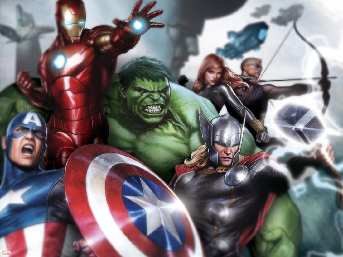 Canvas Picture Marvel Avengers Iron Man Hulk Captain America Thor Art Poster 