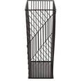 thumbnail image 2 of U Brands Vena Office Collection Wastebasket  6 gal Capacity  14 Height x 12 Width x 6 Depth  Metal Wire  Black  1 Each, 2 of 6