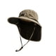 thumbnail image 1 of Sombrero de sol de ala ancha para exteriores con protección solar,chal cortavientos y transpirable.Sombrero de pescador para viajes.Sombrero con protección UV para la playa,senderismo y ocio., 1 of 6
