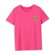 thumbnail image 4 of Camiseta de mujer de verano cómoda y casual con cuello redondo para el trabajo de compras en la calle S, 4 of 7