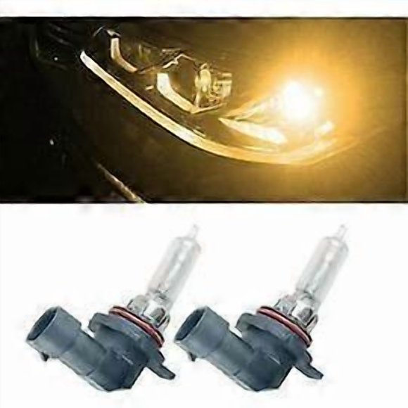 Halogen Car Headlight 9012 Ll Hir2 Hh Px22d 55w 12v 4300k, Replacement Bulb, 2 Pieces, 4300 K White Yellow, 9012 (Hir2)