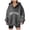 Grey, variant on Hoodie Women Trendy Fall Winter Comfy Hooded Long-sleeved Mitten-Cuff Off the Shoulder Hoody Graphic Cotton Pullovers Sweatshirt(Grey,S)