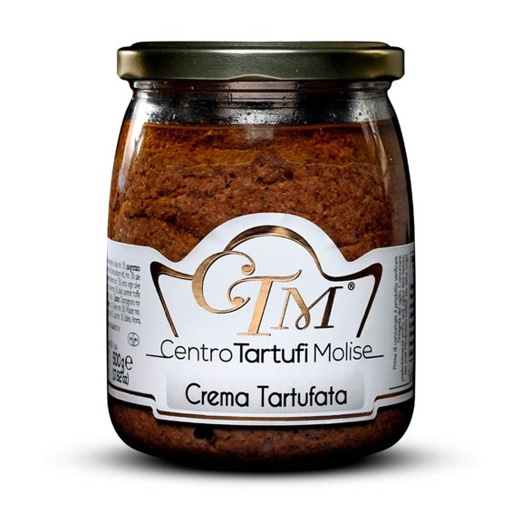 CTM Gourmet Truffle Cream Ideal for crostini, bruschetta, focaccia and pizza- PRESERVATIVE FREE -100% ITALIAN Product (500g - 17 oz)