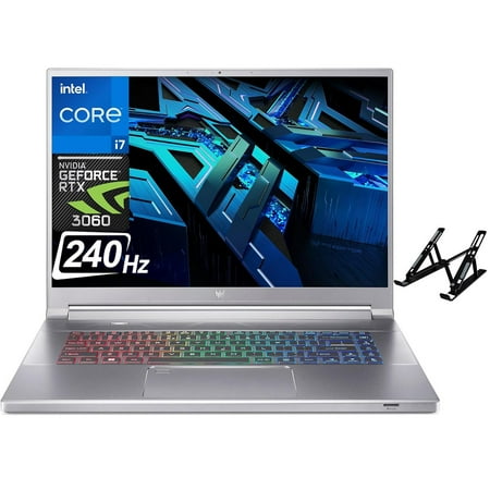 acer Predator Triton 300 SE Gaming Laptop 2023 Newest, 16" 240Hz Display, Intel-Core i7 12700H, RTX 3060, 32GB DDR5 RAM, 1TB SSD, Wi-Fi 6E, Backlit Keyboard, Windows 11 Home, with Laptop Stand