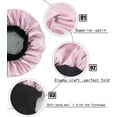thumbnail image 4 of SENGTERM Kids Satin Bonnet Double Layer Wide Elastic Band Sleep Cap Hair Bonnet Silky Night Cap for Toddler Child(2-8T), 4 of 6