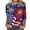 Dark Blue#4th of july shirts for women 3/4 sleeve, variant on Women's Sequin Tops 3/4 Sleeve,Womens 3/4 Sleeve Sparkly Shirts Casual Crewneck Spring Summer Shimmer Glitter Tops 2024 Trendy Ladies Going out Party Blouses
