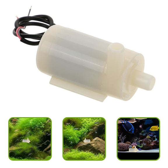 MLINS Mini Submersible Pump for Hydroponics, Aquariums, Small Ponds and Indoor Fountain Efficient and Quiet Operation for Indoor Use