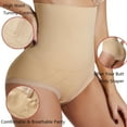 thumbnail image 5 of GOLD CARP Shapewear Women High Waist Tummy Control Body Shaper Panties Butt Lifter Underwear Seamless Shaping Brief Smooth Sculpting Knickers Beige M/L(US 4-8), 5 of 7