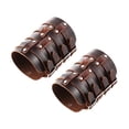 thumbnail image 2 of Guanteladas de pulseras Postreros de brazo de brazo medieval para senderismo Marrón oscuro, 2 of 8