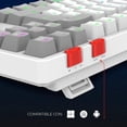 thumbnail image 3 of Teclado Gamer Mecanico BALAM RUSH LEVEL PRO GK990 Switch Red Inalambrico USB 2.4 GHz + BT 5.0 Tamaño 80% RGB, 3 of 6