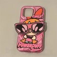thumbnail image 4 of Suitable for iPhone 14Pro Sunglasses Soft Case Apple 13 Cartoon Phone Case 12 Drop-resistant 11 Small Flying Alarm XR, 4 of 6