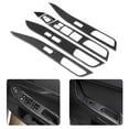 thumbnail image 4 of Carbon Fiber Glass Lifting Panel Decor Window Switch Trim Window Lifter Cover Window Switch Panel Trim 7pcs Carbon Fiber Window Switch Cover Glass Lifting Panel Decor Trim Fit For, 4 of 8