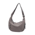 thumbnail image 3 of Bolsa de hombro simple bolso de nylon Crossbody para viajes al aire libre para acampar el trabajo de conducción Gris, 3 of 9