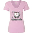 thumbnail image 3 of Inktastic Cooperstown Baseball Breakthrough Women's V-Neck T-Shirt, 3 of 5