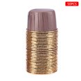 thumbnail image 1 of 50pcs Cupcake Cups Disposable Muffin Liner Baking Cups Oil Proof Non-stick High Temperature Resistant, Cofee Gold, 1 of 8