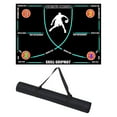 thumbnail image 3 of GARENDE Basketball Footwork Mat AntiSlip Indoor Dribble Mat Control Training Blue Line, 3 of 9
