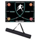 thumbnail image 3 of Tapete de entrenamiento para pies de baloncesto, tapete de entrenamiento de pasos de agilidad, tapete de práctica de manejo de pelota antideslizante, Línea azul, 3 of 8