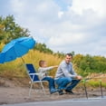 thumbnail image 5 of Ktaxon Folding Beach Chair with Umbrella, Portable Camping Chair for Adults, 265lbs Capacity, Lightweight, Blue, 5 of 8