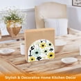 thumbnail image 6 of Yayeee Napkin Holder for Table Set of 2 Kitchen Paper Tissue Organization, White Flower, 6 of 8