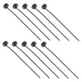 thumbnail image 4 of SHOWERORO 10Pcs Non-Sewing Fasteners for Shirts Black Plastic Round Quick Fixing No Sew Buttons for Shirts, 4 of 7