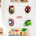 thumbnail image 5 of Fairy Kaari Captain America Wall Decals & Stickers, 5 of 6