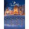 thumbnail image 3 of Multicolor Pathway Lights - 4 Pack C6 Branch Stems, Driveway Outdoor Decorations for Christmas, 3 of 8