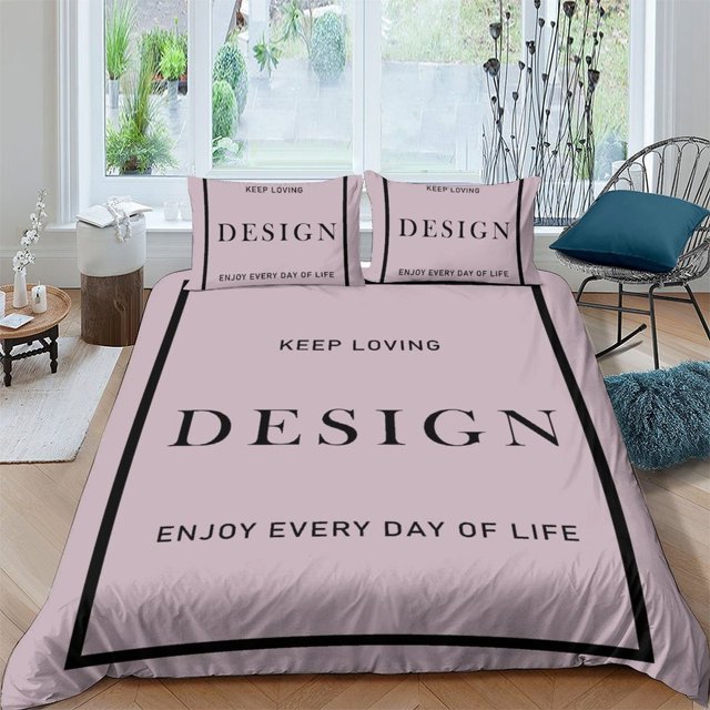 Home Bedding Cover Set Luxury Pattern Duvet Cover Quilt Cover Set Bed Gift Designable,Twin (68"x86")