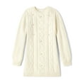 thumbnail image 3 of The Children's Place Girls Long Sleeve Cable Knit Sweater Dress, Sizes XS-XXL, 3 of 5