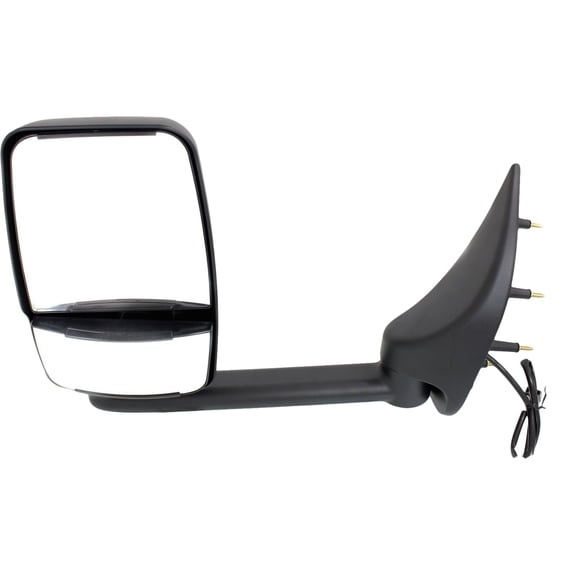 MIRROR Compatible For 2003-2014 Ford E-150 2003-2005 Club Wagon Right Passenger Towing Power Glass Paintable