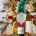 thumbnail image 4 of Fiudx Portabotellas Navideño de Papá Noel, Soporte Metálico para Botellas y Copas, Brazos Extraíbles para Fácil Almacenamiento, Decoración Festiva de Mesa, Regalo de Navidad para Familiares y Compañe, 4 of 7
