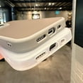 thumbnail image 3 of Shockproof Case For iPhone 16 Pro, Translucent Matte Frosted Back with Soft TPU Bumper Protective Cover, Slim Anti-Fingerprint Slim Fit Rugged Shield For iPhone 16 Pro, White, 3 of 8