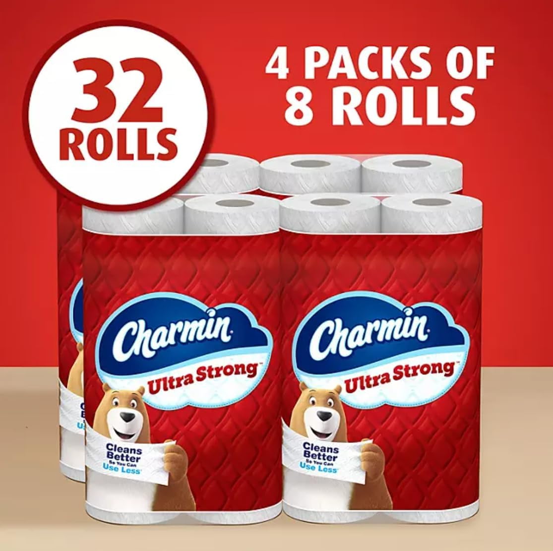 Charmin Ultra Strong 2-Ply Toilet Paper 32 rolls, 231 Sheets/Roll