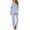004 Multicolor, variant on Pajamas Set Long Sleeve Womens Button Down Sleepwear Two Piece Nightwear Soft Pj Lounge Sets