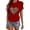 Red, variant on HCYSFG Cheetah Print Tops For Women Leopard Print T Shirts Crewneck Short Sleeve Heart Graphic Relaxed Fit Pullover Tees