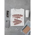 thumbnail image 3 of Churro Time Retro Starry Snack Men's T-shirt, 3 of 4