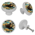 thumbnail image 4 of Platypus Round Glow-in-the-Dark Cabinet Knobs: Fluorescent Drawer Pulls 4-Pack, Complet– Suitable Kitchen Hardware, 4 of 6