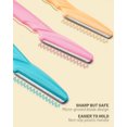 thumbnail image 2 of Dermaplane Razor, 60 Pcs Face Razors for Women and Men, Multipurpose Eyebrow Razor, Dermaplaning Tool for Face by MoHern, Multi-Color (60 Pcs), 2 of 10