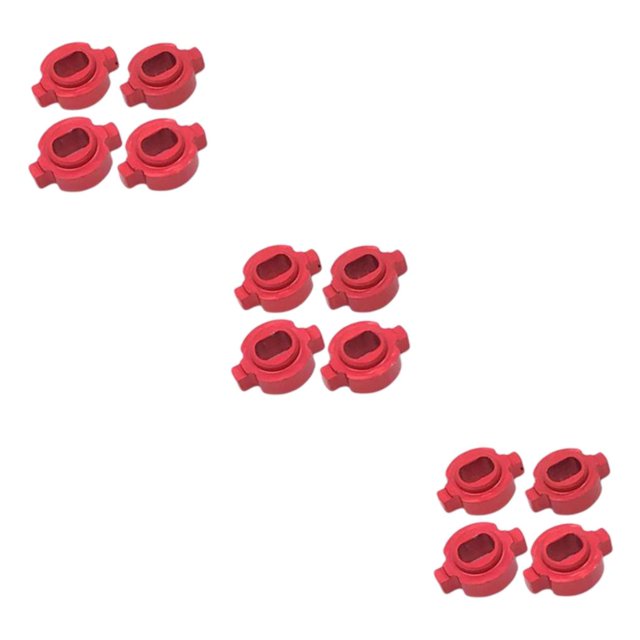 Baohd Lot Premium de 4 Adaptateurs de Conversion pour Voiture RC Zero-Z 1/28 Remplacement Rouge Diamètre Intérieur 2x3mm 3Set