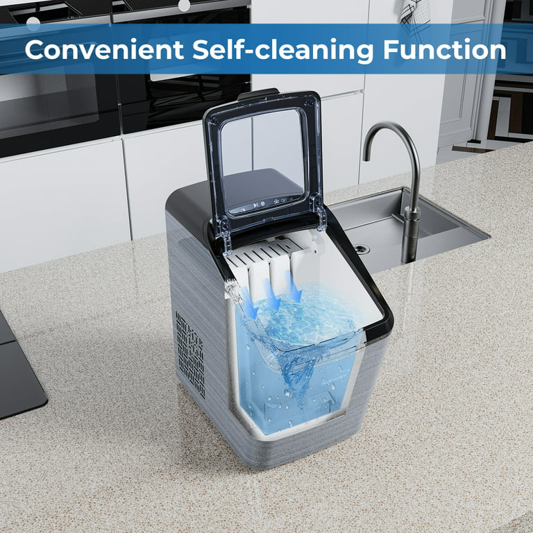 FZF RNAB0CJ2X73D4 ice makers countertop, self-cleaning function